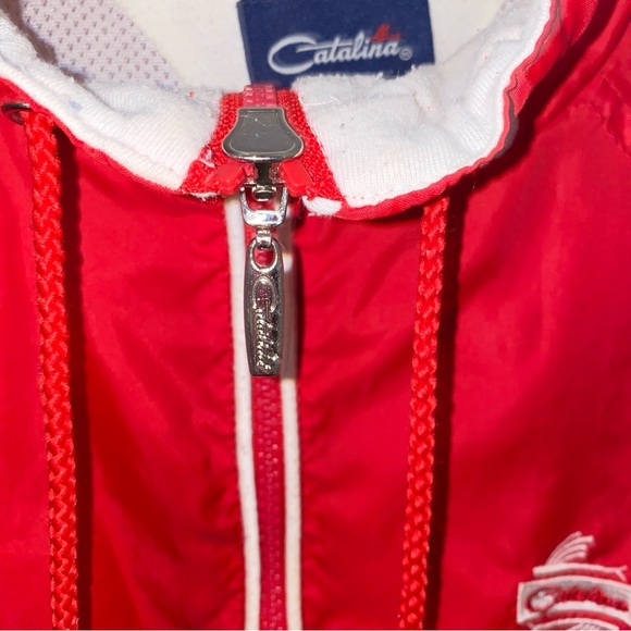 Beautiful Catalina vintage ladies light or ultralight weight cowl neck 90s zip - Picture 10 of 10